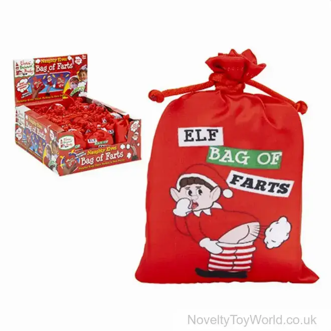 Electronic Elf Bag of Farts Christmas Novelty Joke Toy