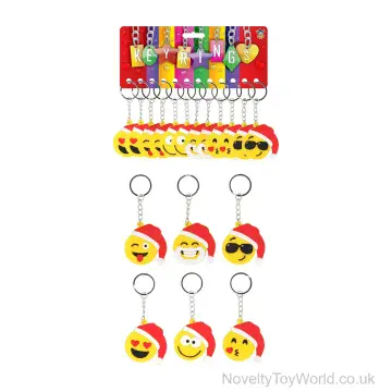 Emoji Christmas Keyring Charm (5cm)