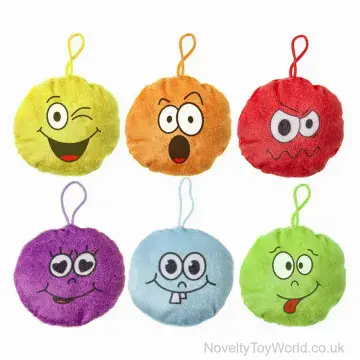 Emoji Face Plush Toy Hangable (10cm)