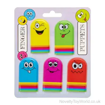Emoji Faces 5 Piece Finger Puppet Set (5cm)