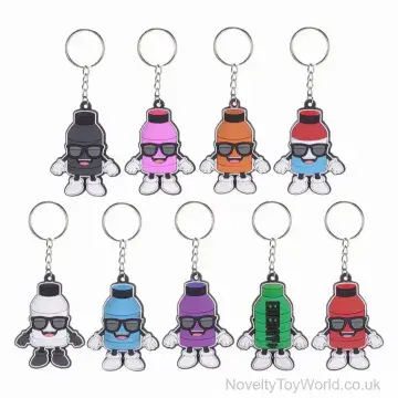 Energy Drink Rubber Keyring