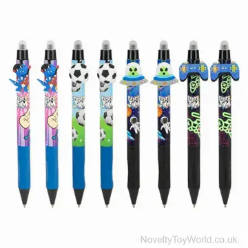 Erasable Gel Pen - 4 Assorted Designs