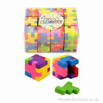 Eraser Novelty Puzzle Cube Rubbers (2.7cm)