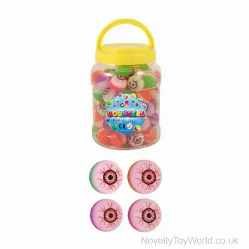Evil Eye Halloween Bouncy Balls (3.3cm)