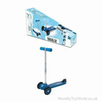 EVO Child's Foldable Inline Scooter In Blue - Boxed