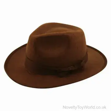 Explorer Archaeologist Indie Hat Brown - Adult