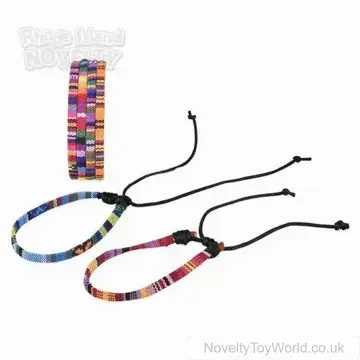 Fabric Friendship Bracelet - Adjustable
