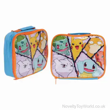 Fabric Pokémon Lunch Box For Kids - Insulated