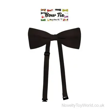 Fancy Dress Adjustable Black Bow Tie