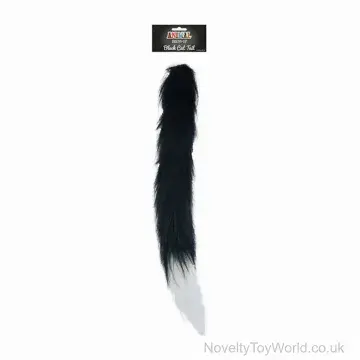 Fancy Dress Black Cat Tail - Universal Size