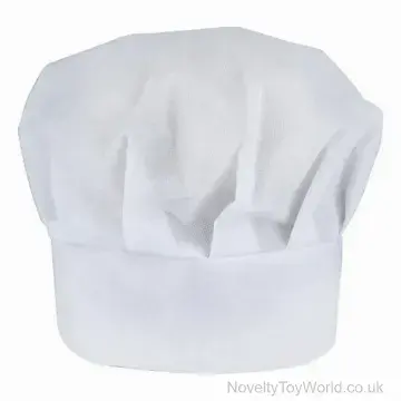 Fancy Dress Chef's Hat White - Adult Size