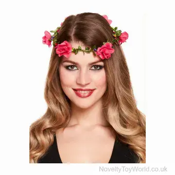 Fancy Dress Rose Flower Headband - Hen Party Dress Up