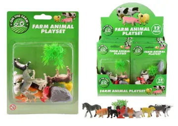 Farm Animal 12 Piece Set in Display
