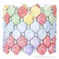 Faux Shell Bracelet With Metal Beads - Adult Size | Wholesale Novelty Jewellery UK