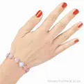 Faux Shell Bracelet With Metal Beads - Adult Size | Wholesale Novelty Jewellery UK
