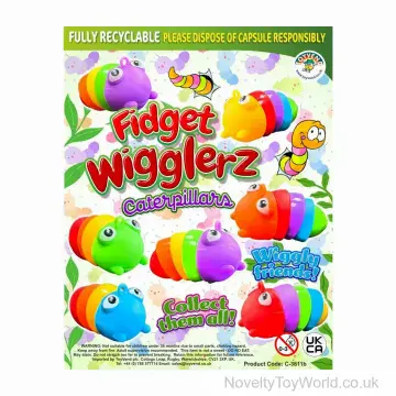 Fidget Caterpillar Toy - 55mm Vending Capsule