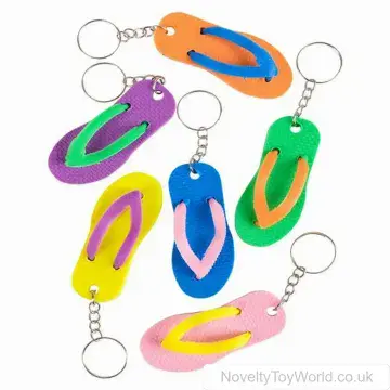 Flip Flop Novelty Keyring (5cm)