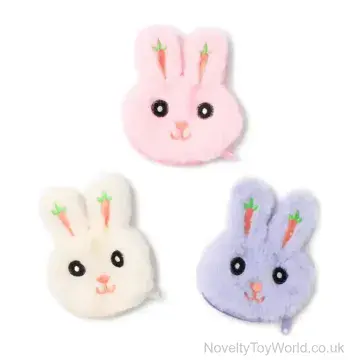 Fluffy Bunny Purse For Girls (9cm x 11cm)