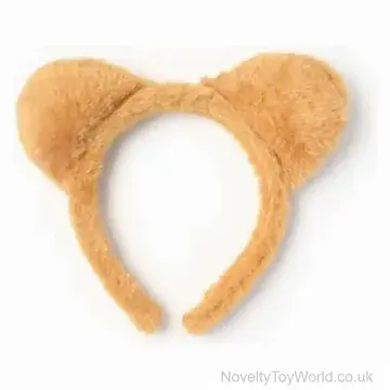 Fluffy Teddy Bear Ears Headband - Universal Size