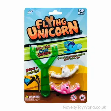 Flying Unicorn Catapult With 2 Stretchy Unicorns