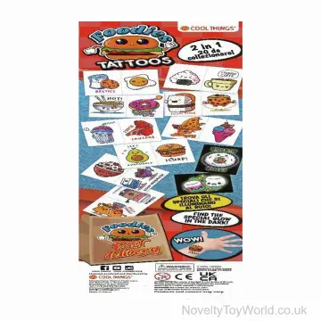 Foodies Flat Pack Vending Tattoos