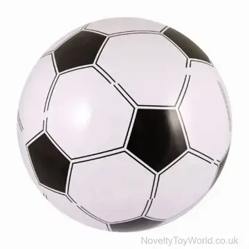 Football Design Inflatable Beach Ball (30cm)