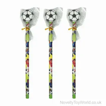 Football Pencil & Eraser Topper