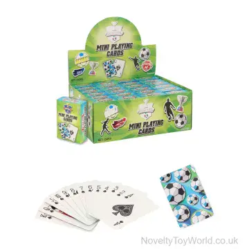 Football Themed Mini Playing Cards (6 x 4cm)