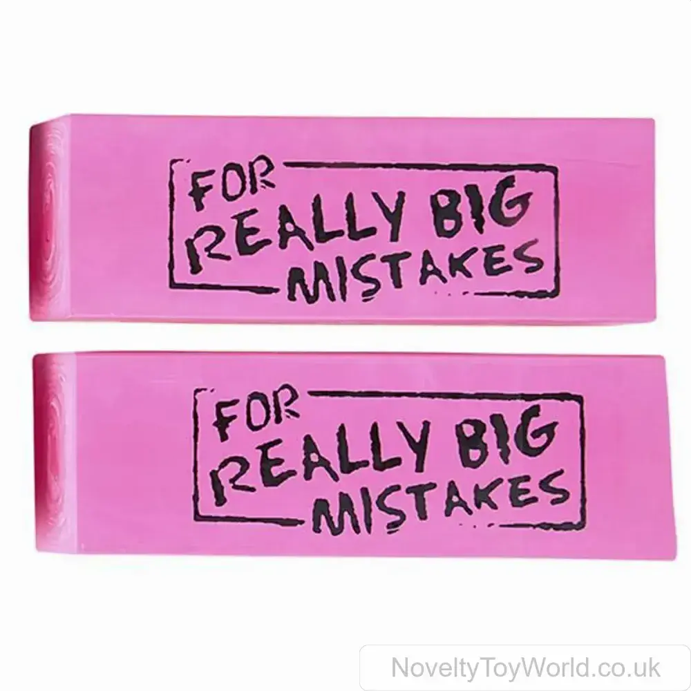 Wholesale | For Really Big Mistakes Novelty Eraser (15cm) | Novelty ...