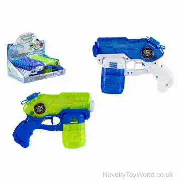 Futuristic Water Gun Pistol with Tank - 2 Assorted (19cm)