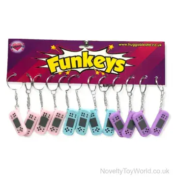 Games Console Rubber Keyring