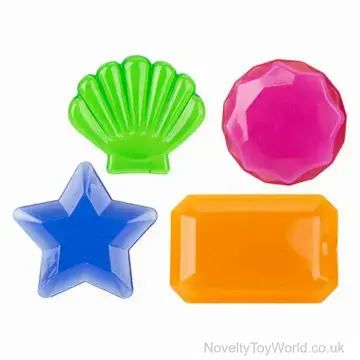 Gem Stone Weighted Diving Toys For Kids - Pack of 4
