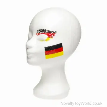 Germany Temporary Eye Tattoo - 4 Piece Pack