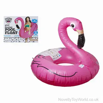 Giant Flamingo Inflatable Swim Ring Pool Float (122cm)
