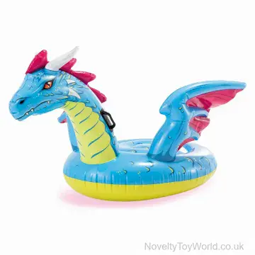 Giant Inflatable Ride On Dragon Pool Lounger - Intex (200cm)