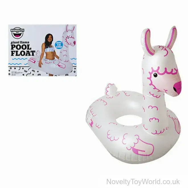 Giant Llama Swim Ring Pool Float (117cm) | Wholesale Pool Toys UK