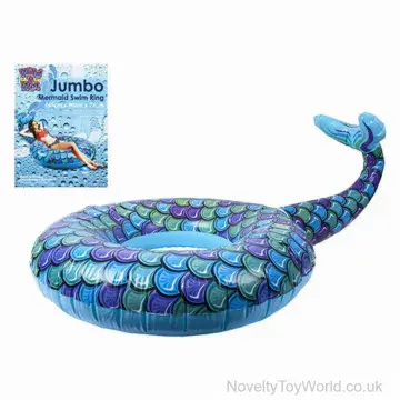 Giant Mermaid Inflatable Swim Ring (90cm x 165cm)