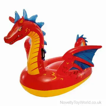 Giant Mystical Dragon Ride-On Pool Inflatable - Intex (198cm)