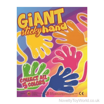 Giant Stretchy Sticky Hand Toy - 50mm x 56mm Vending Capsule