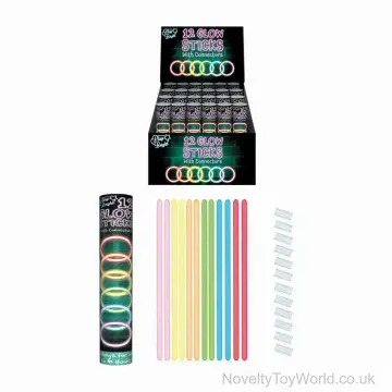Glow Bracelets 12 Pack - Assorted Colours