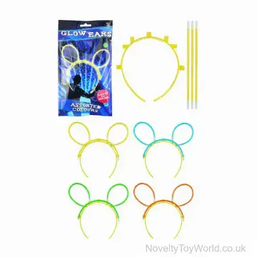 Glow Ears Head Band - Assorted Colours