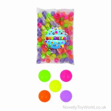 Glow In The Dark Bounce Balls - Price Per Bag of 100 (3.3cm)