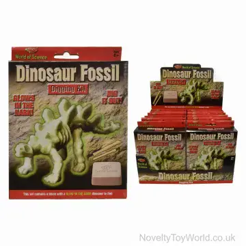 Glow in The Dark Dinosaur Fossil Digging Kit (20cm)