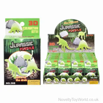 Glow In The Dark Dinosaur Fossils Dig Kit