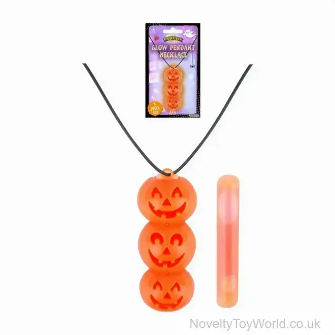 Glow In The Dark Glow Stick Halloween Necklace | Bulk Buy Halloween Fancy Dress