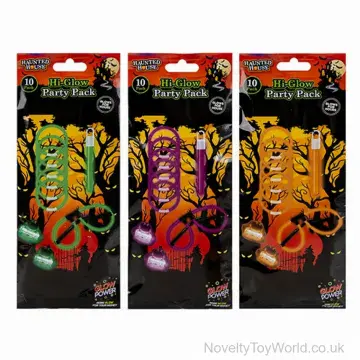 Glow In The Dark Halloween Party Accessories - Glasses, Rings, Bracelet, Lanyard