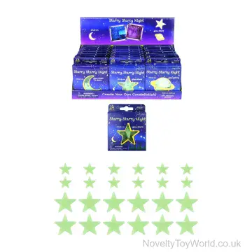 Glow in the Dark Moon & Stars (£0.49 per unit)