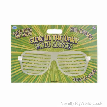 Glow in The Dark Novelty Shutter Glasses