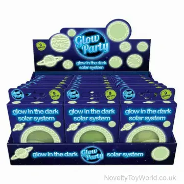 Glow In The Dark Solar System Shapes With Adhesive