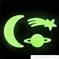 Wholesale | Glow In The Dark Stars & Moon Space Decorations | Bulk Buy Novelty Toys
